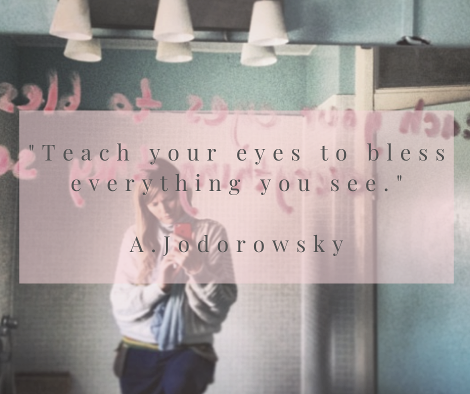 teach your eyes to bless